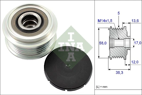 Alternator Freewheel Clutch